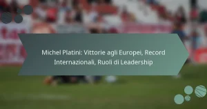 Michel Platini: Vittorie agli Europei, Record Internazionali, Ruoli di Leadership